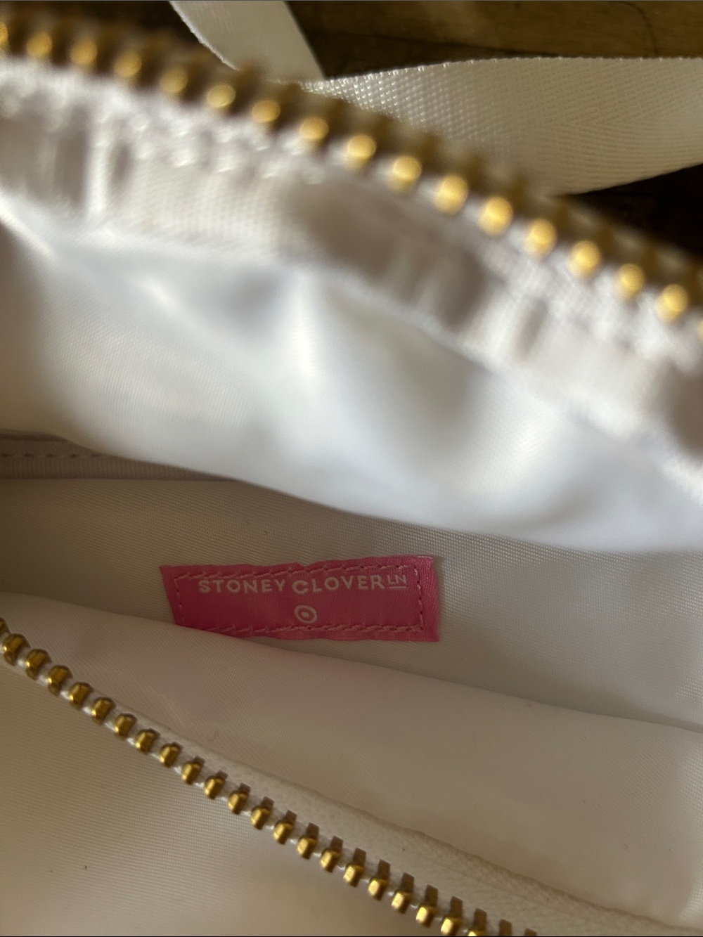 White Gold-Zip Women’s Belt Bag - Picture 3 of 3